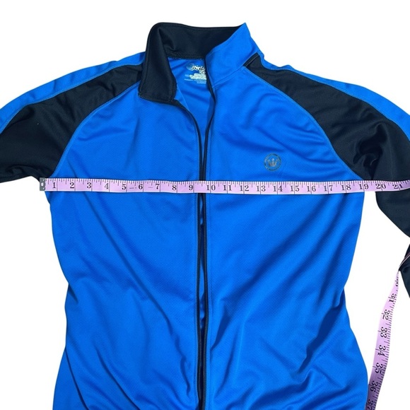 GUC Canari Blue/Black Front Zip Men’s Cycling Jersey Sz M - Picture 8 of 8